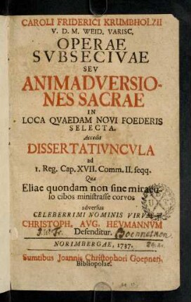 1r-244, OperaeSubsecivae Seu Animadversiones Sacrae