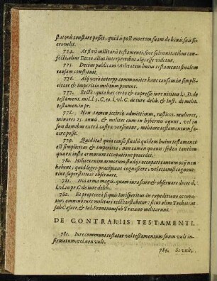 De Contrariis Testamenti