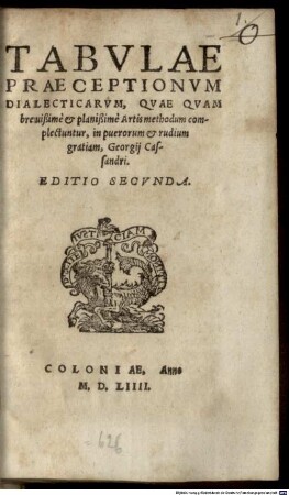Tabulae Praeceptionum dialecticarum