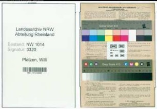Entnazifizierung Willi Platzen , geb. 11.02.1917 (Arbeiter)