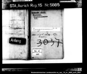 Die Gewerbeerlaubnis für den Karusellbesitzer K.F.C. Schultze aus Emden
