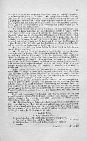 I. Laufende Kosten.