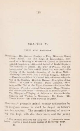 Chapter V. Three Ming Emperors