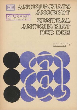 Nr. 1741: Medizin