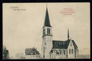 Sankt Liborius mit Pfarrhaus, Dortmund-Körne: Außenansicht