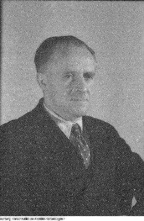 I. oder II. Landesparteitag der SPD. Unbekannter Delegierter, 1945/46.