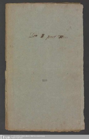 Ms. Ff. Mus. 1349 - Dom: II post Trin: