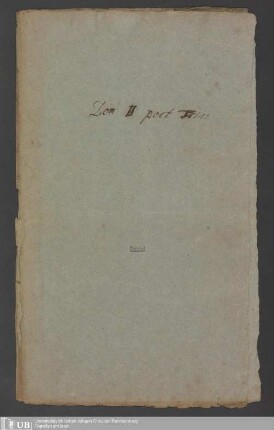 Ms. Ff. Mus. 1349 - Dom: II post Trin: