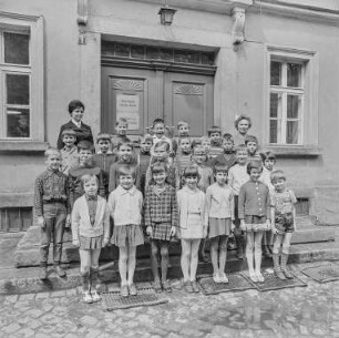 Klassenbild sorbische Oberschule