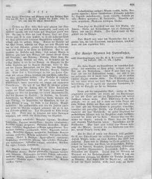 Reise durch Tyrol, Oberitalien und Piemont nach dem südlichen Spanien / von Dr. Med. J[oseph] Waltl. - Passau : Pustet, 1835. - über die Thiere Andalusiens