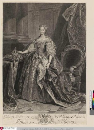Marie Princesse de Pologne Reine de France Et de Navarre [Maria Leszczyńska, Königin von Frankreich]