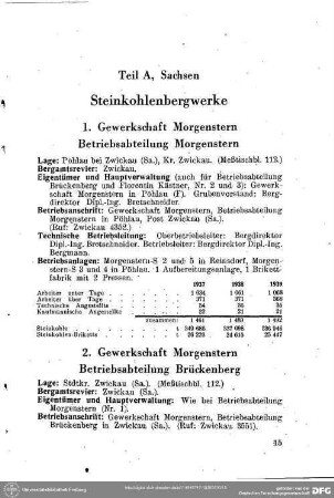 Bergwerke