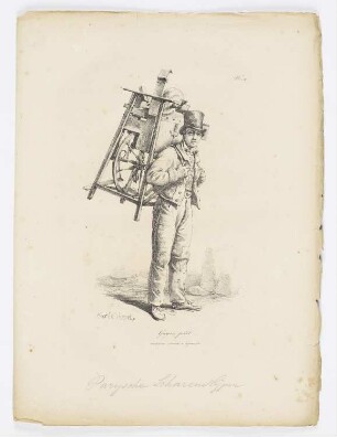 Gagne petit, Blatt 19 der Folge "Rufe von Pariser Straßenhändlern"