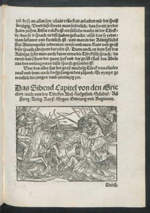 Das Sibend Capitel von den Griechen ...
