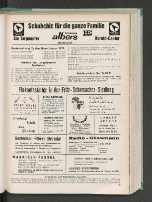 Rentenzahlung für den Monat Januar 1976