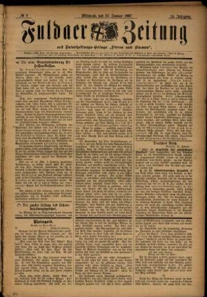 Ausgabe vom Mittwoch, den 13. Januar 1897.