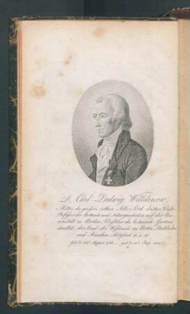 Dr. Carl Ludwig Willdenow's Anleitung zum Selbststudium der Botanik, ein Handbuch zu öffentlichen Vorlesungen / Hrsg. von H.F. Link. - 3. verm. u. verb. Aufl.