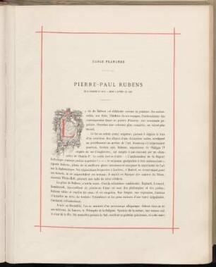 Pierre-Paul Rubens. Né a Cologne en 1577. - Mort a Anvers en 1640
