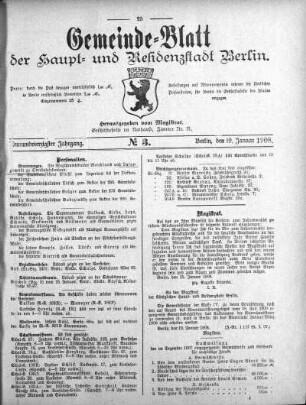 1908,3: No. 3, 19. Januar 1908