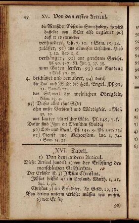 XVI. Tabell. Von dem andern Articul. - Fr. über die 16te Tab. vom 2. Articul.