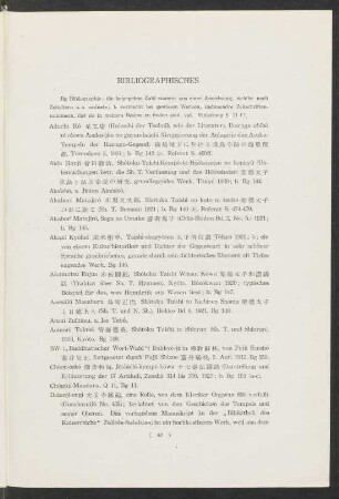 Bibliographisches