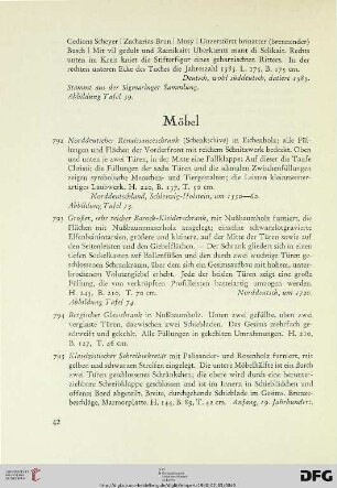 Möbel (Nr. 792-814)