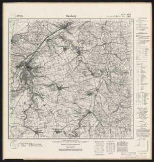 Messtischblatt 4519 = 2587 : Marsberg, 1937 : Messtischblatt 4519 = 2587 : Marsberg. - Hrsg. 1909, einz. Nachtr. 1937. - [Berlin] : Reichsamt für Landesaufnahme, 1937. - 1 Kt. : einfarbig. - Mit Zeichenerklärung.