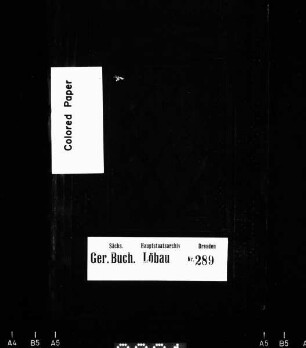 Gerichtshandelsbuch von Wohla (bei Löbau)