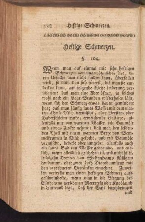 Heftige Schmerzen