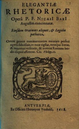 Elegantiae Rhetoricae