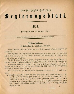 3. Januar-27. November = No. 1-32
