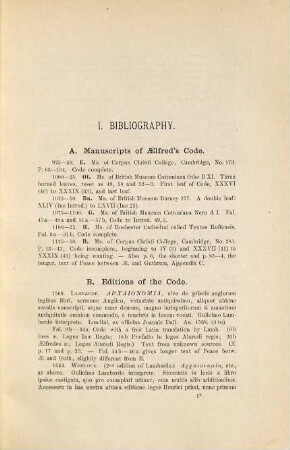 The legal code of Aelfred the Great