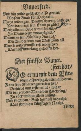 Der fünffte Punct.