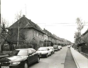Halle (Saale). Rockendorfer Weg. Blick von der Pestalozzistraße nach Süden