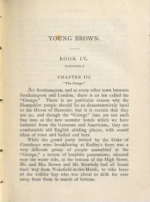 Young Brown or the law of inheritance : in 2 vol., 2