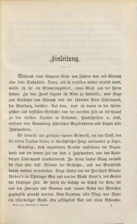Die Wartburg und Eisenach in Sage und Geschichte