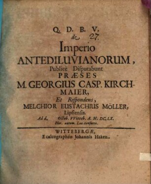 Disp. de imperio antediluvianorum