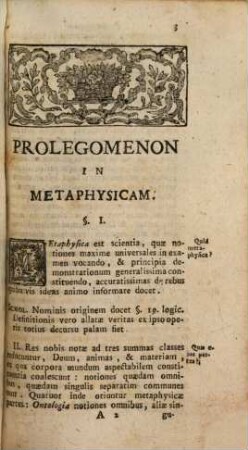 Sigismundi Storchenau ... Instituziones Metaphysicae : In IV. Libros Distributae. 1