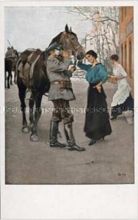Postkartenserie zum Ersten Weltkrieg