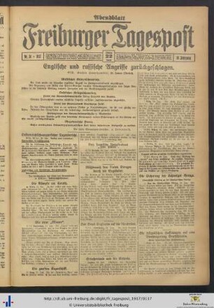 22.01.1917 (Abendblatt)
