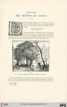 1: Exposition des oeuvres de Corot, [3]