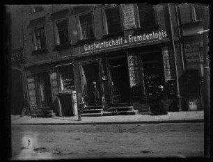 Ohne Titel (Linienstraße 21, "Gastwirtschaft & Fremdenlogis")