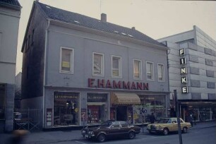 Bruchstraße, Papierladen E. Hammann, Detmold; farbig