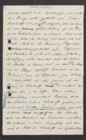 Brief von Adolf Engler an Unbekannt