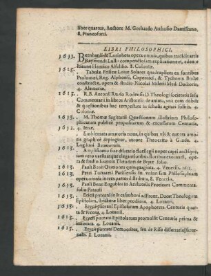 Libri Philosophici.