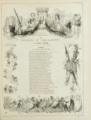 The opening of the parliament: a comic opera