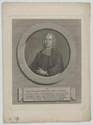 Bildnis des Ernestvs Godofredvs Brehme