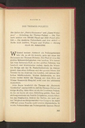 Kapitel 21 Die Themse-Polizei