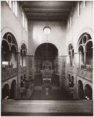 Evangelisches Diakonissenkrankenhaus Bethanien, Berlin-Kreuzberg Umbau. Kirche: Kirche Altarraum vor Restauration