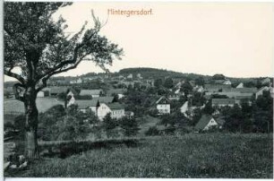 Hintergersdorf. Blick auf Hintergersdorf